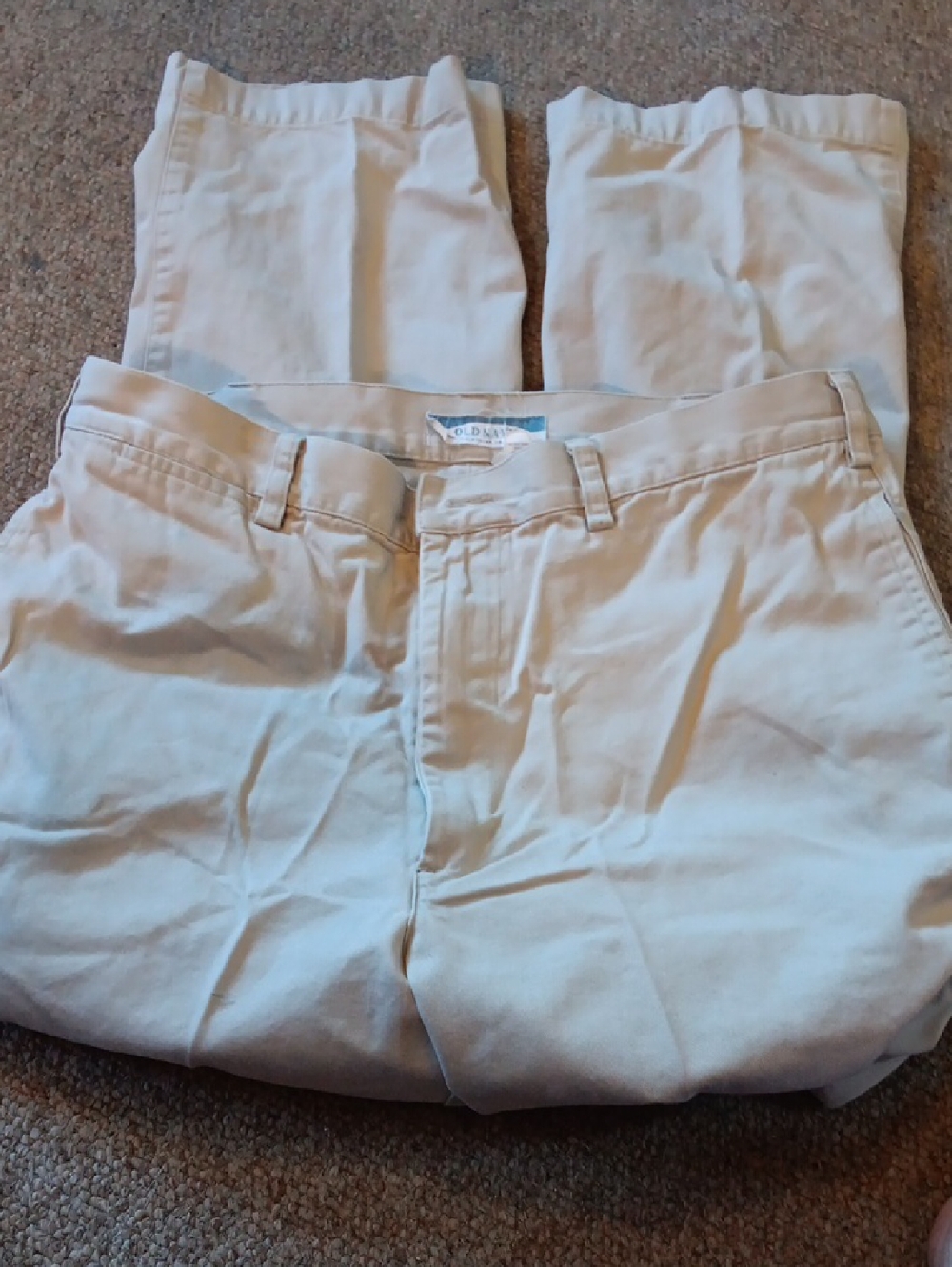 Old Navy Men's Light Beige Chino Pants